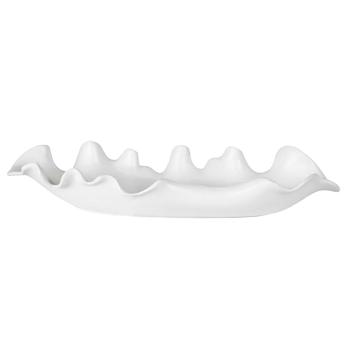 Ruffled Feathers Bowl White