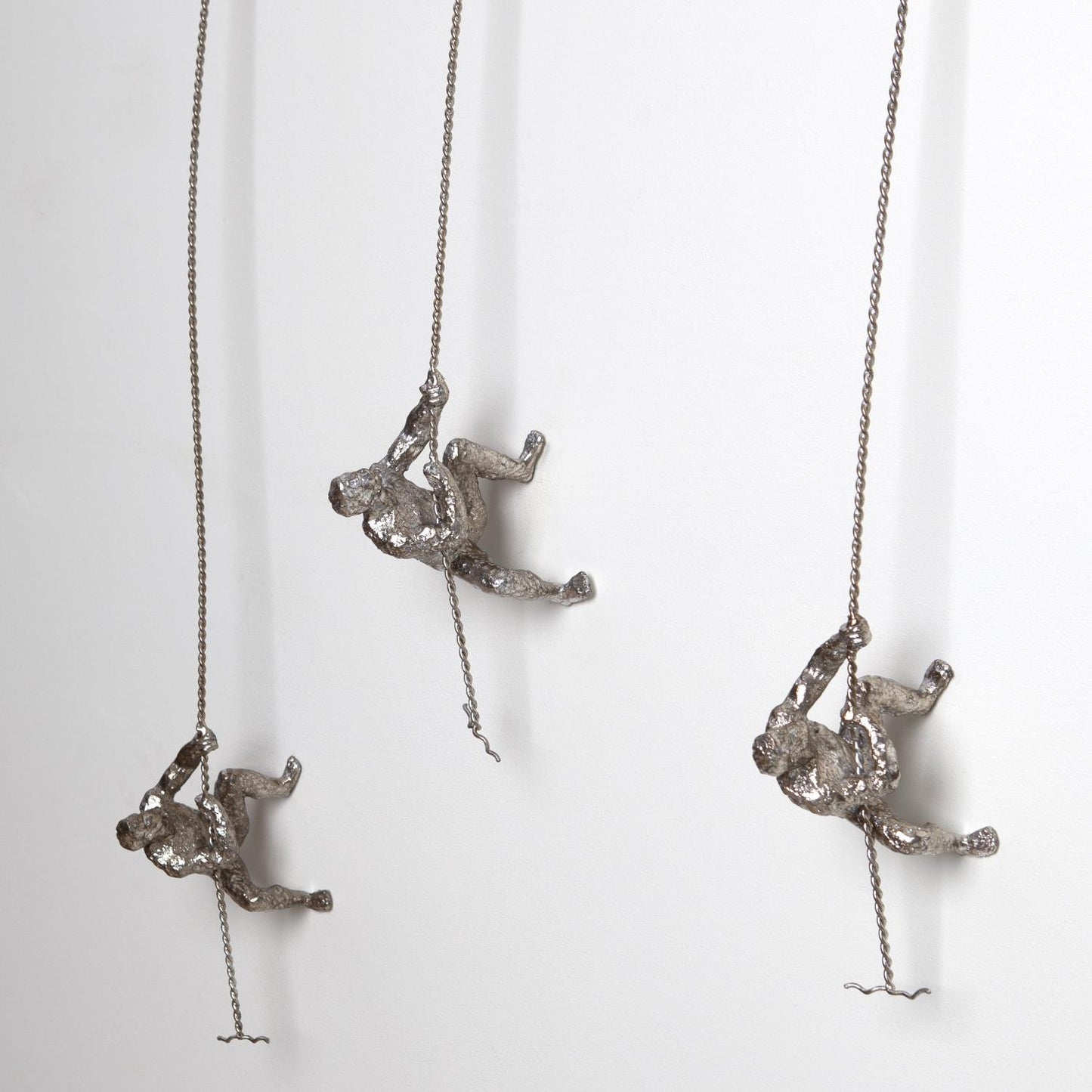 Climbing Man-Wall Mounted-Thai Silver Leaf