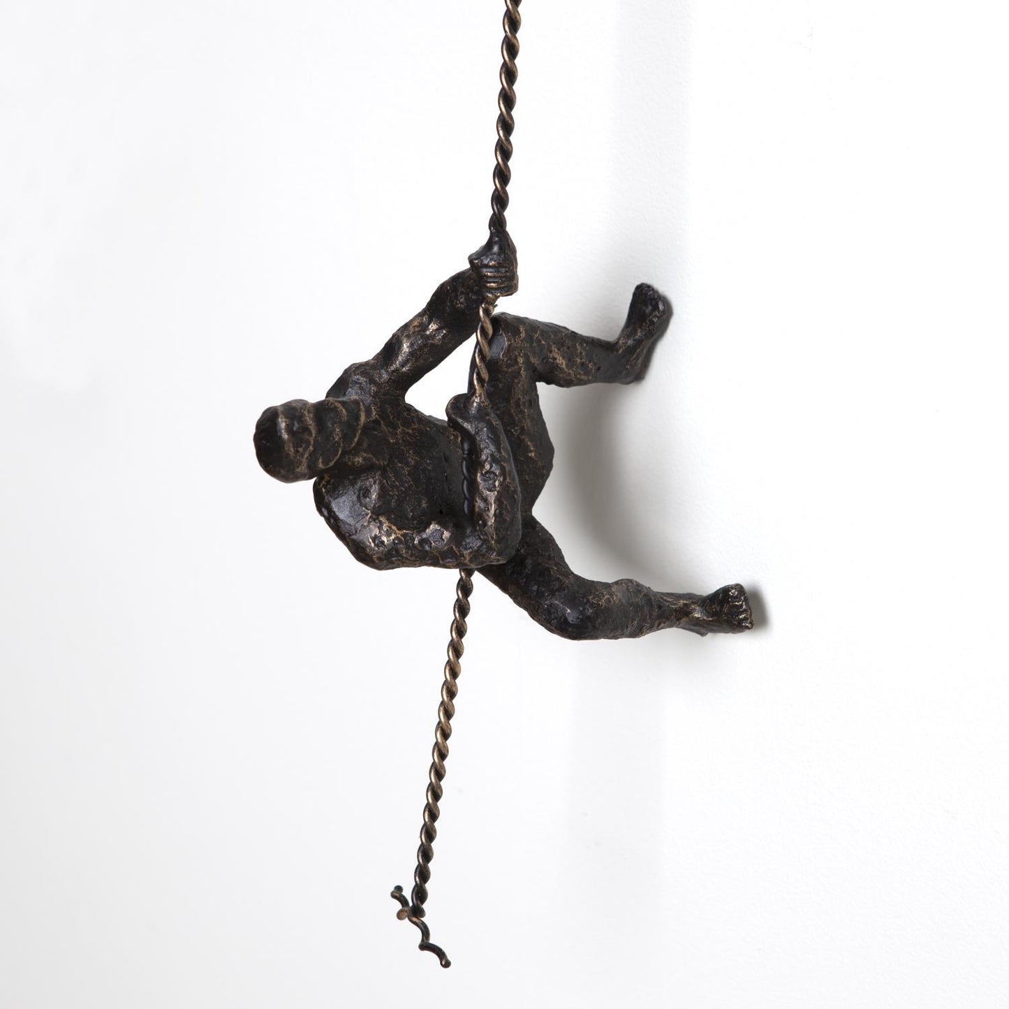 Climbing Man-Wall Mounted-Bronze