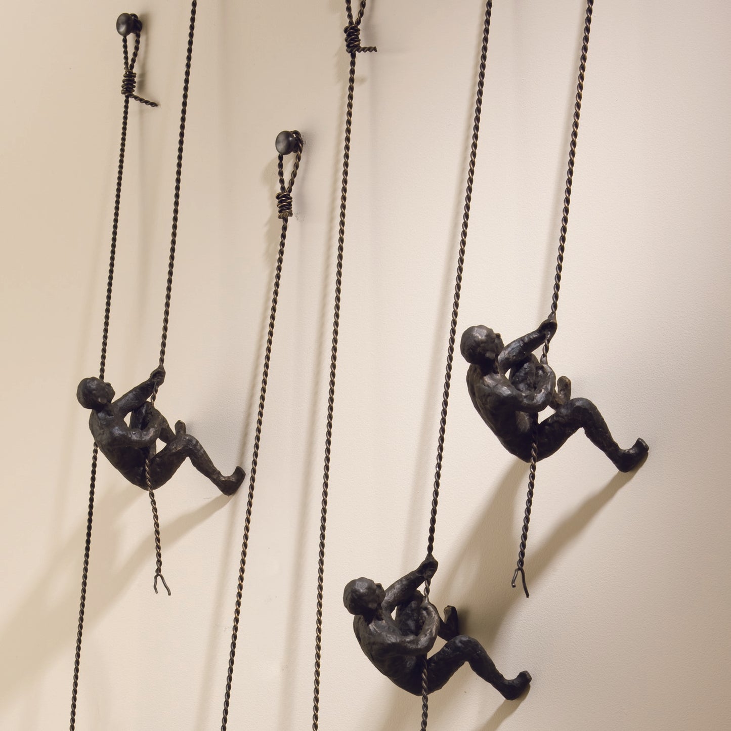 Climbing Man-Wall Mounted-Bronze