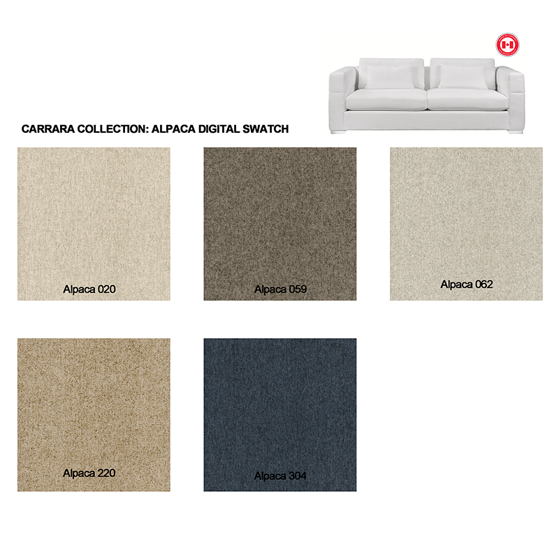 Fabric Sofa White