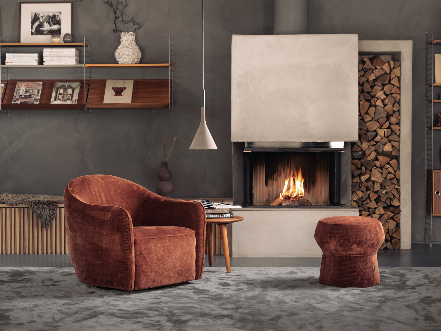 Beetle Accent Swivel Armchair