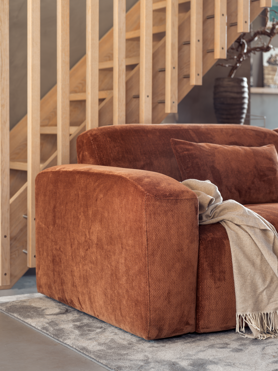 Block Sectional Sofa