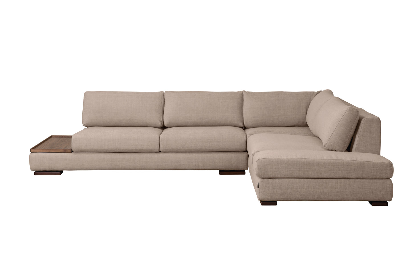 Beige sectional sofa