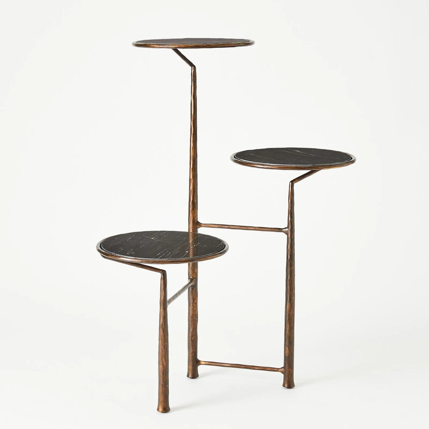 Unity Pedestal w/Black Marble-Bronze