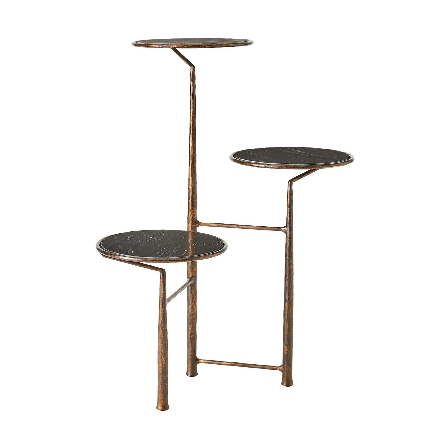 Unity Pedestal w/Black Marble-Bronze