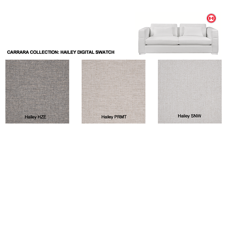 Fabric Sofa White