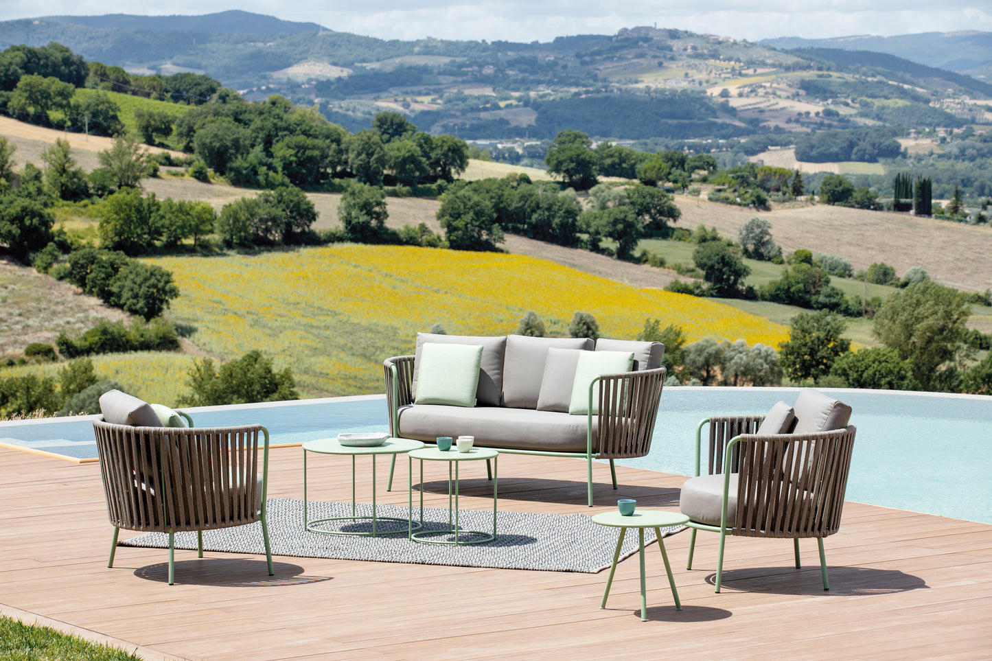 Italian Garden Outdoor Coffee Tables Lucy CT 17 MGRY