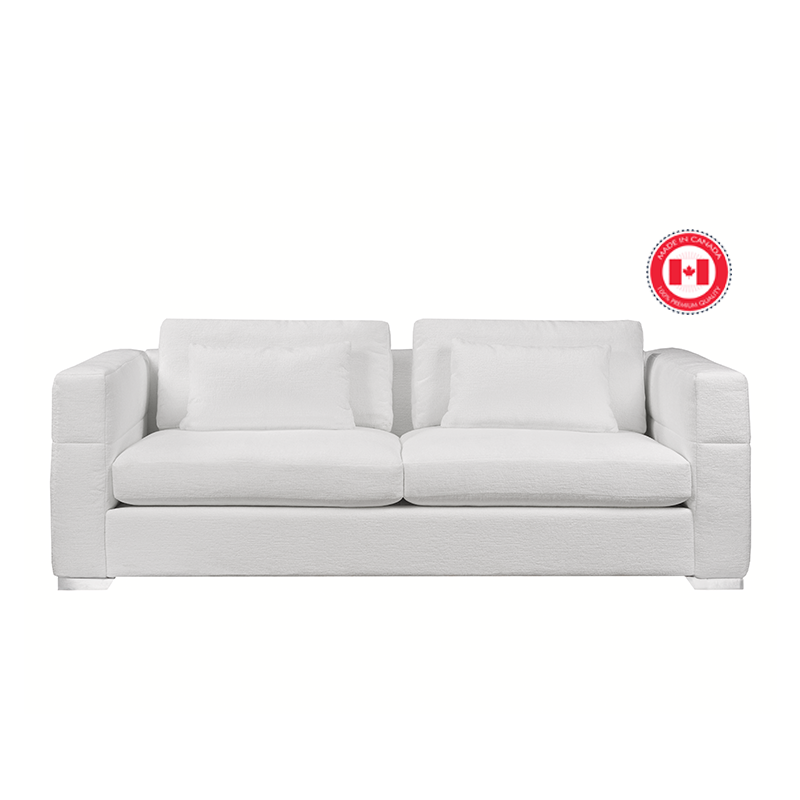 Fabric Sofa White