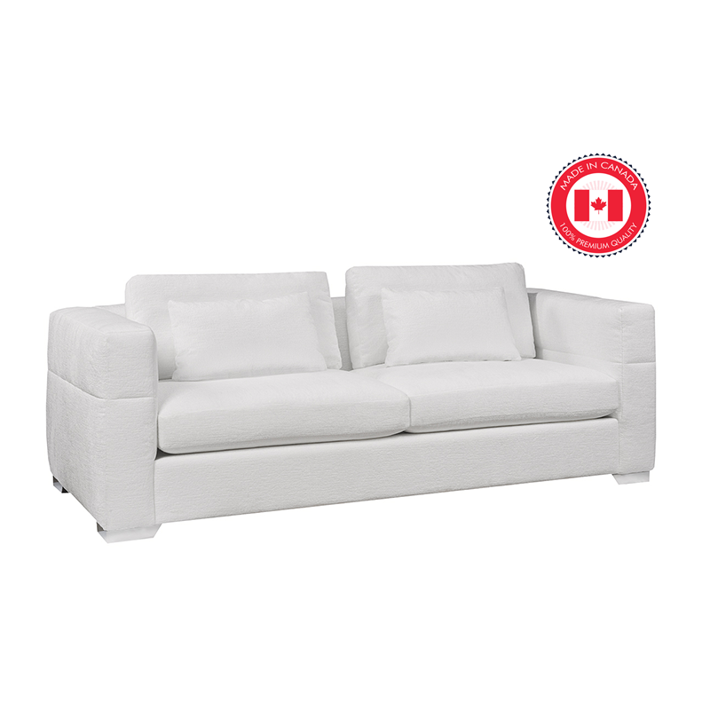 Fabric Sofa White
