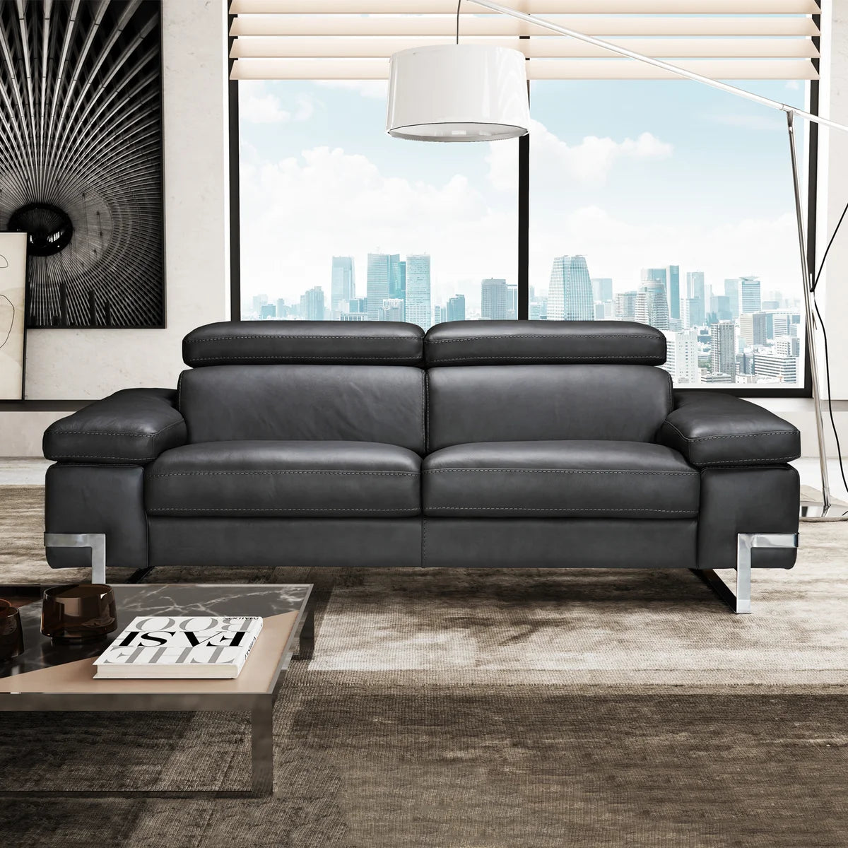 Amanda Italian Leather Sofa