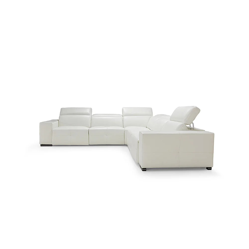 Camilla Italian Leather Sectional Sofa