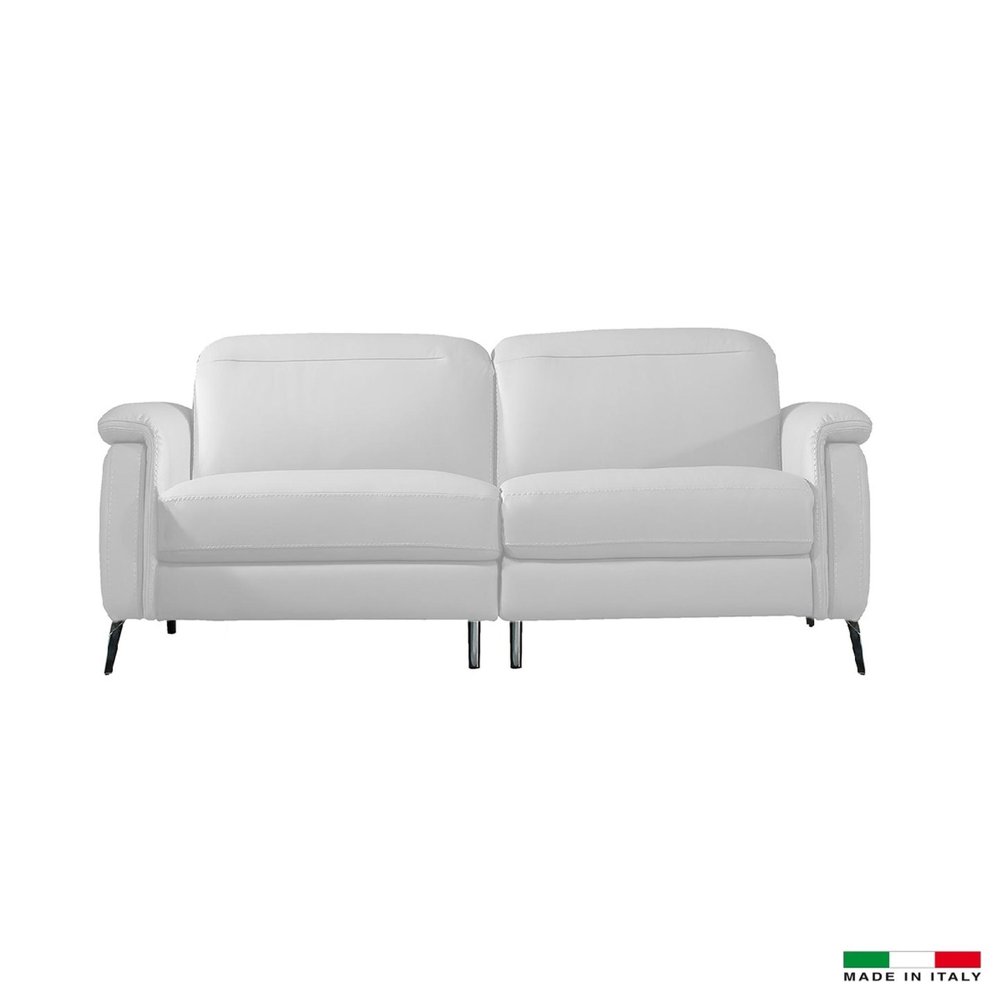 Oxford Italian Leather Loveseat Sofa