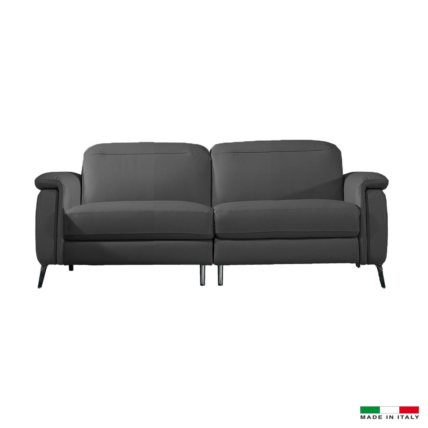 Oxford Italian Leather Loveseat Sofa