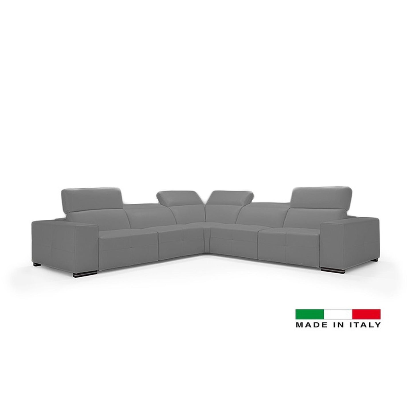 Camilla Italian Leather Sectional Sofa