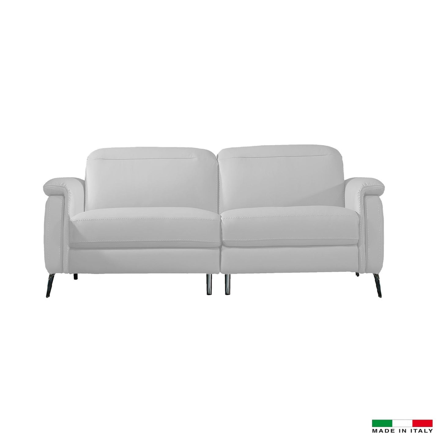 Oxford Italian Leather Loveseat Sofa