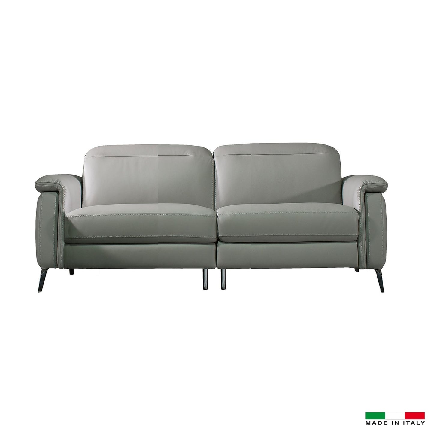 Oxford Italian Leather Loveseat Sofa