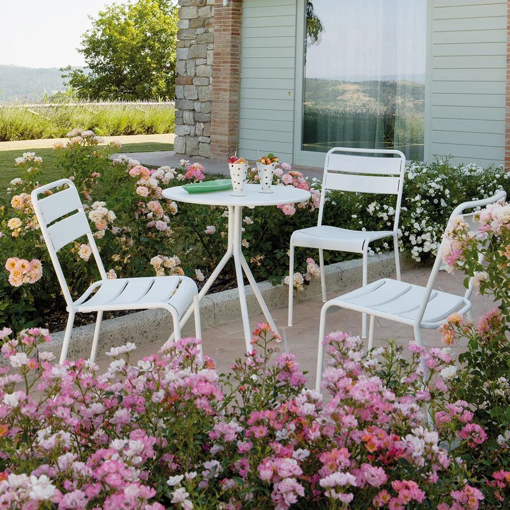 Italian Garden Outdoor Dining Tables Rick RD DT 31 WHT