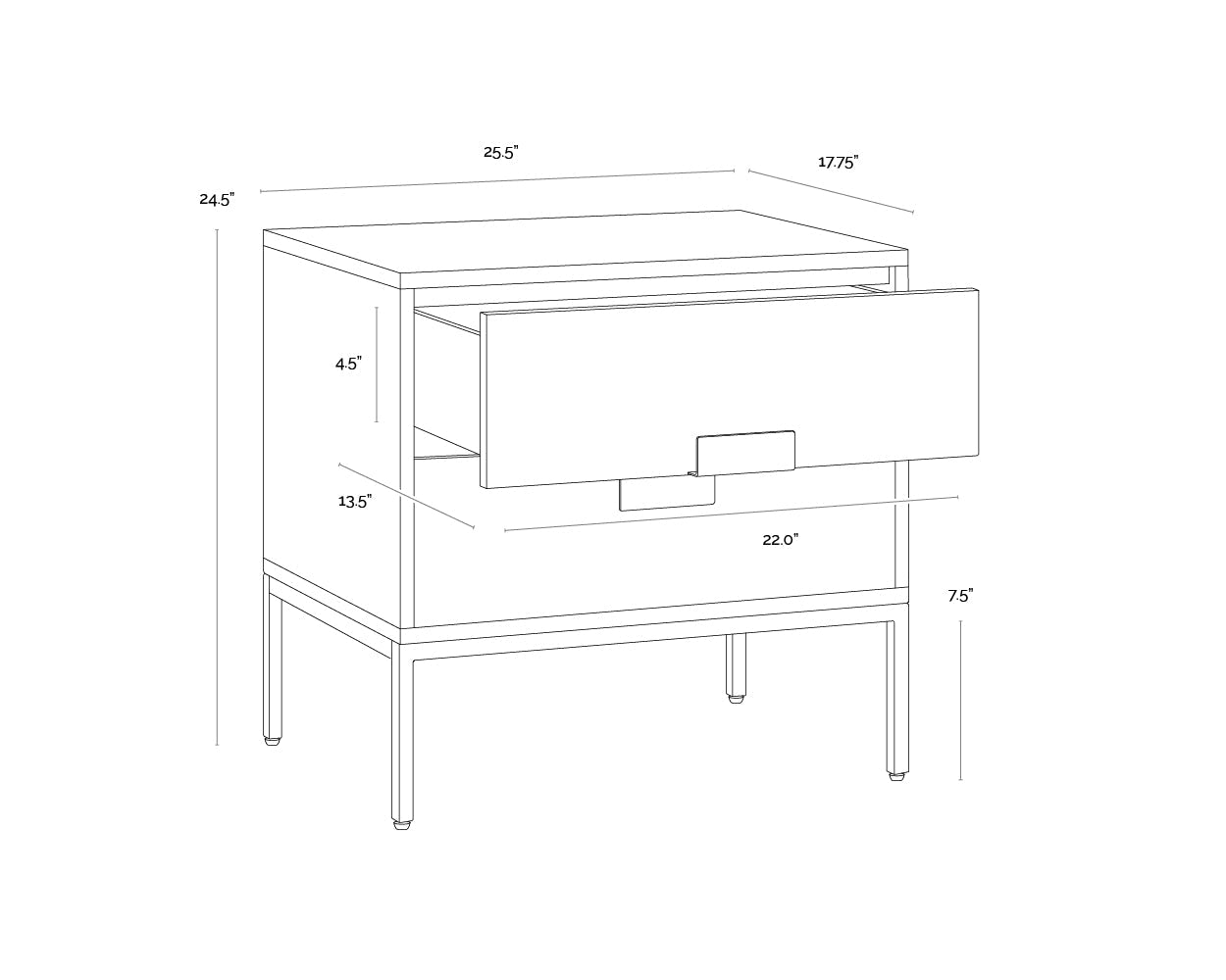 Jade Nightstand
