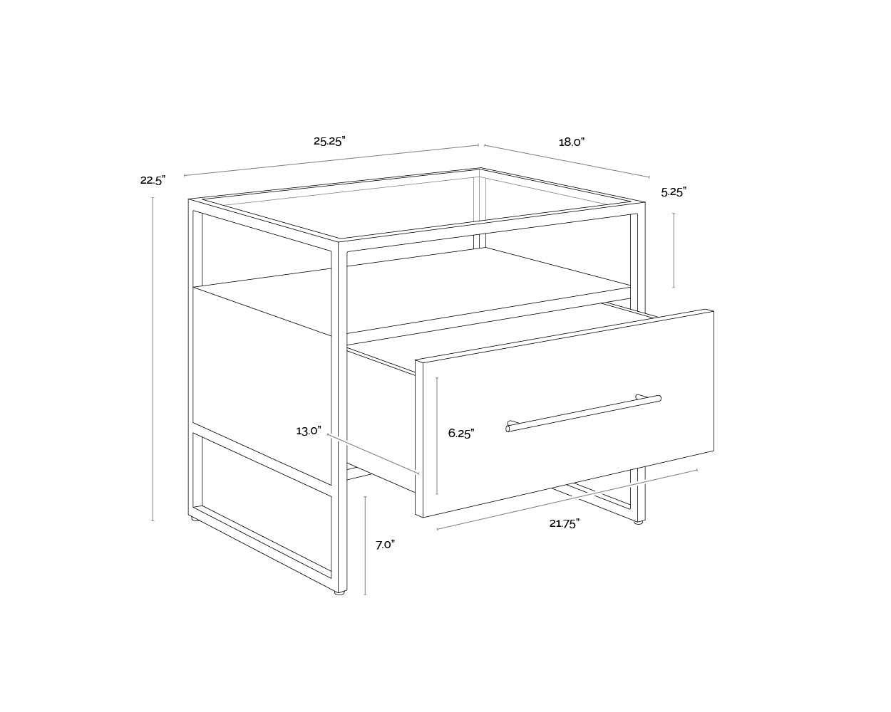 Venice Nightstand