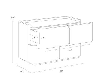Jamille Nightstand - Large