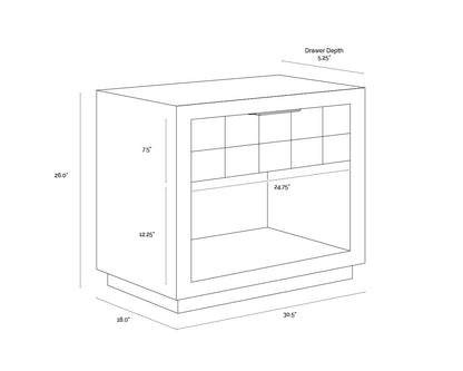 Akava Nightstand
