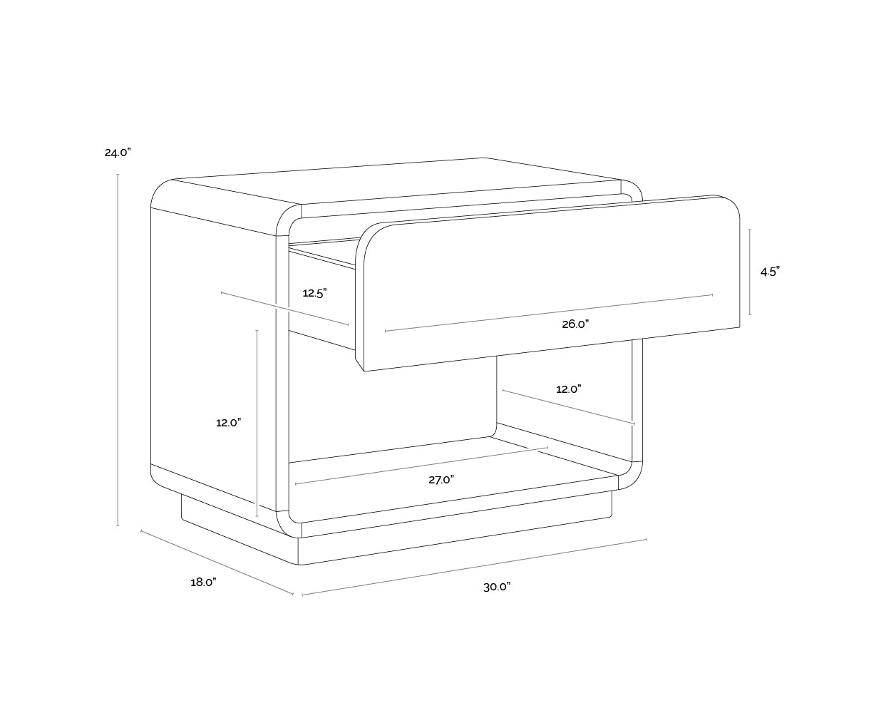 Fauna Nightstand