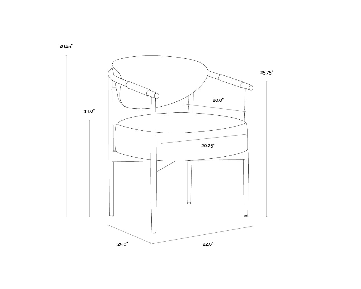 Loise Dining Armchair