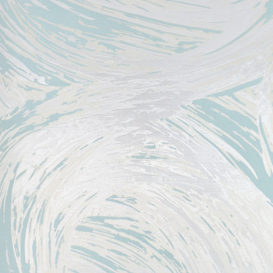 Tornado-Turquoise Throw Pillow