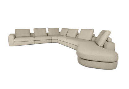 Jive Dusk Sectional Sofa