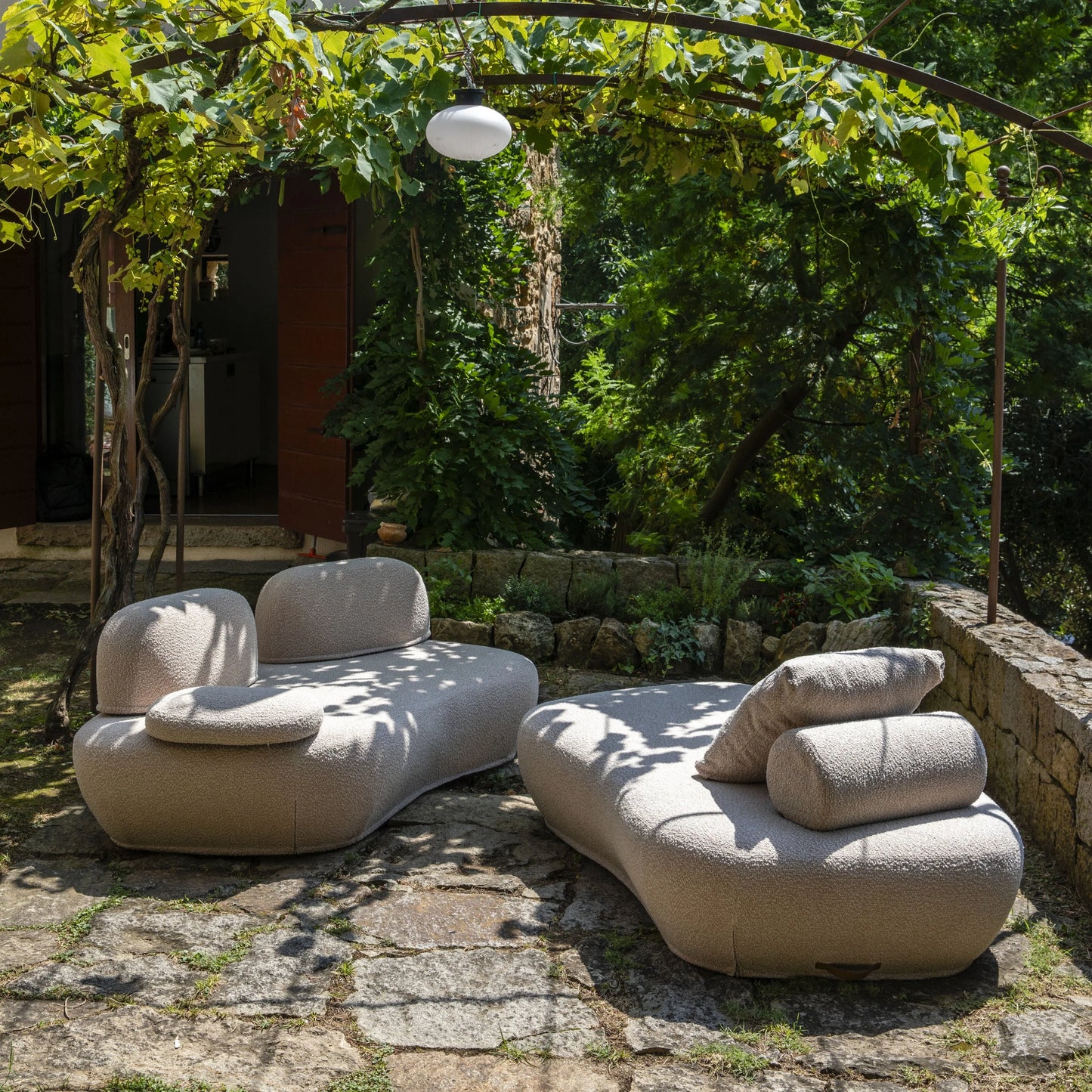 Marinello Outdoor Accent Chairs Luna S GRY