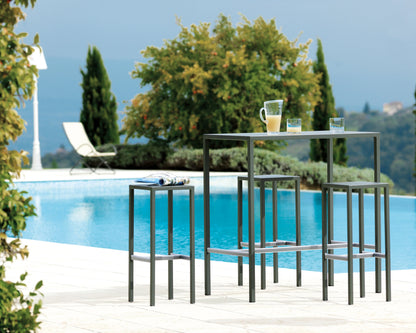 Italian Garden Outdoor Bar Tables Seaside Set GRY