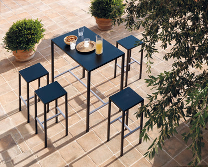Italian Garden Outdoor Bar Tables Seaside Set GRY