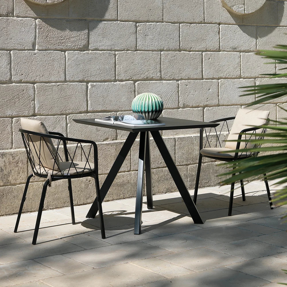 Italian Garden Outdoor Dining Chairs Dasy-A GRY