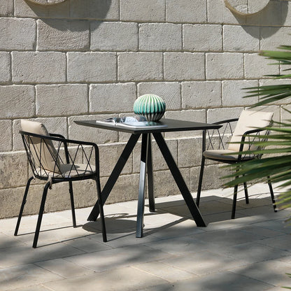 Italian Garden Outdoor Dining Chairs Dasy-A GRY