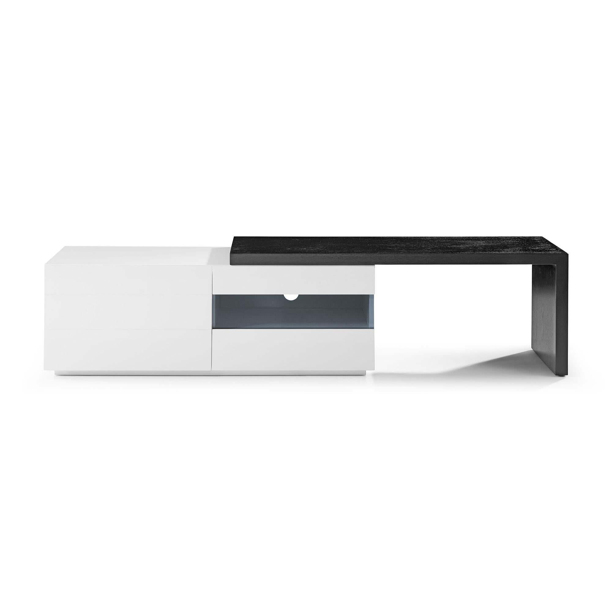 Phantom BLK/WHT TV Stand – Antonini Modern Living
