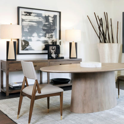 Merrick 84" Oval Dining Table