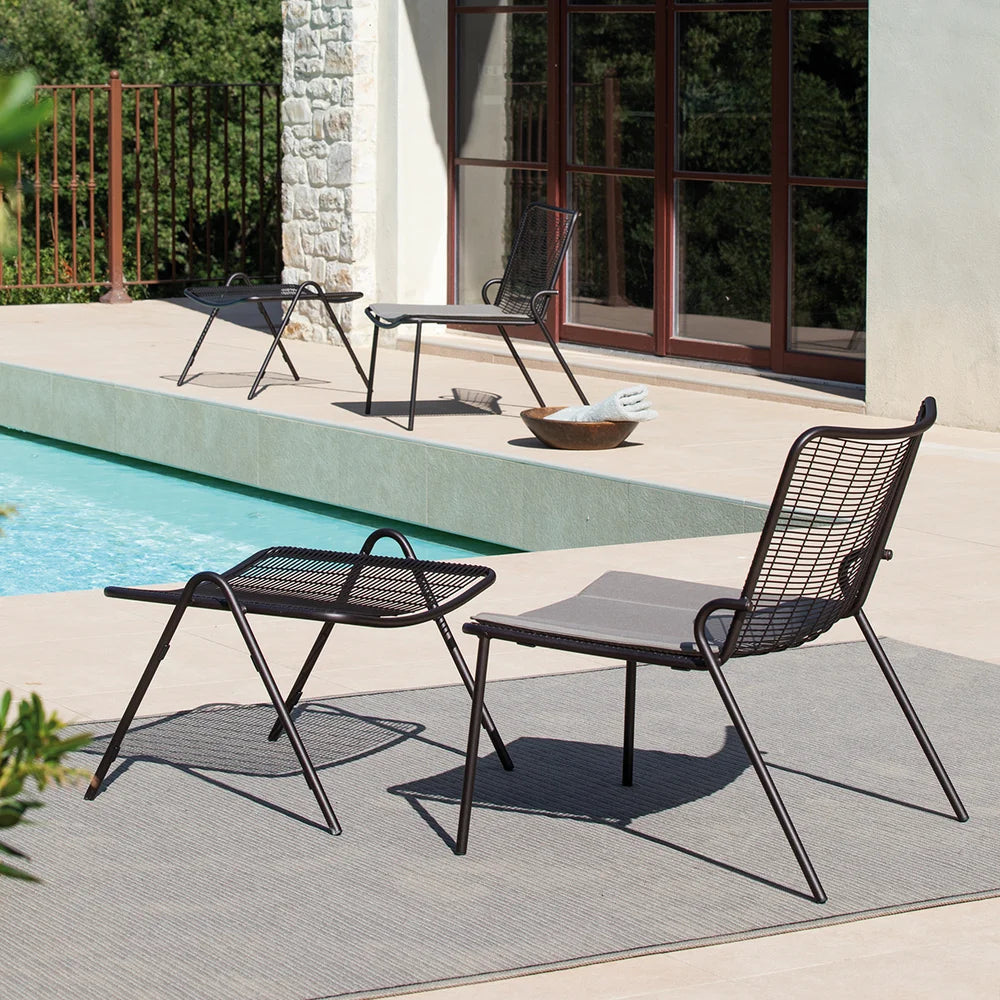 Italian Garden Outdoor Dining Chairs Roma GRY