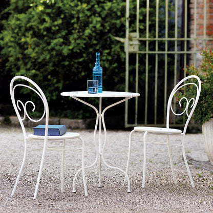 Italian Garden Outdoor Dining Tables Rondo DT WHT