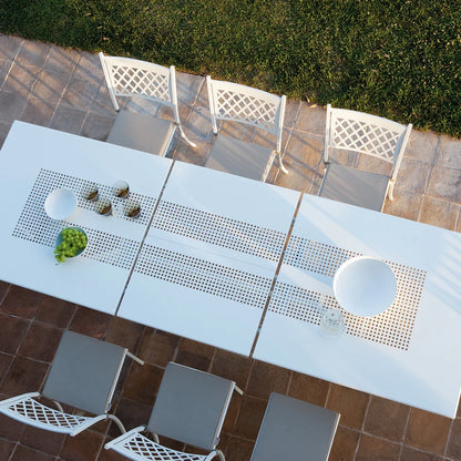 Italian Garden Outdoor Dining Tables Valentino EXT DT WHT