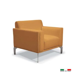 Vania Italia leather accent chair
