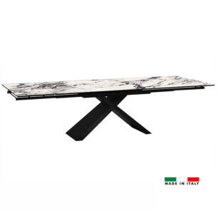 Extendable Dining Table Ceramic Top
