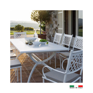 Italian Valentino Outdoor Dining Table
