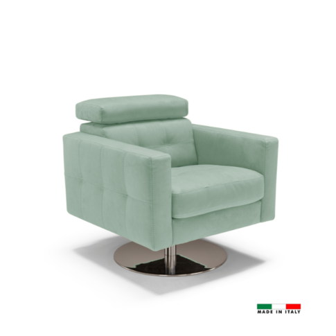 Modern Swivel Accent Chair Green