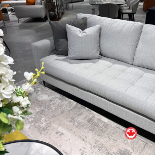 Fabric grey sofa
