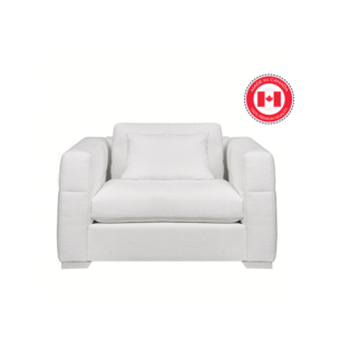 Modern accent chair white